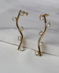 EARCUFF MB SEMIJOIAS DOURADO COM ZIRCÔNIAS