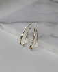 EARCUFF MB SEMIJOIAS DOURADO LINHA TEXTURIZADA