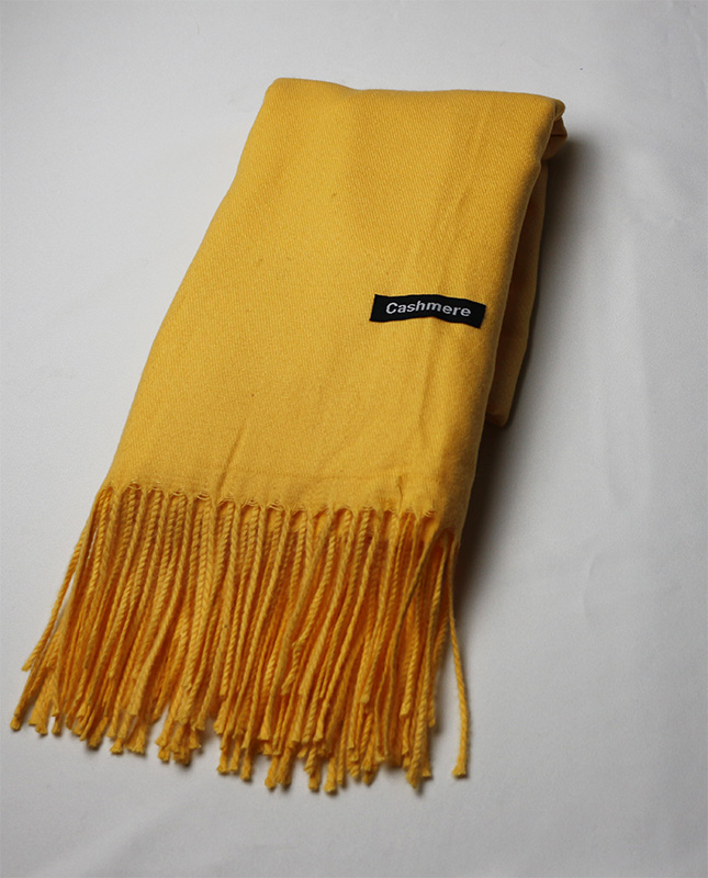 Lenço Cashmere MB Acessórios Amarelo