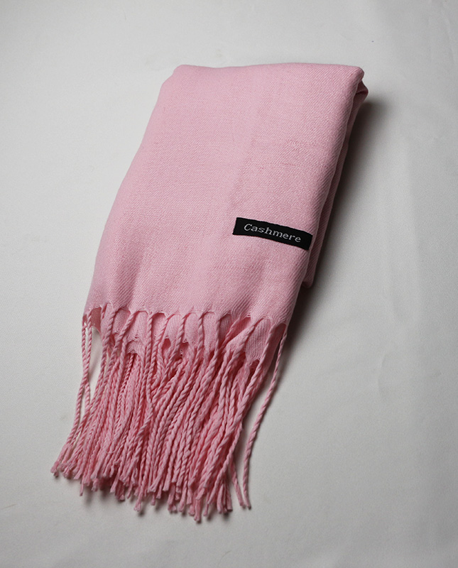 Lenço Cashmere MB Acessórios Rosa Claro